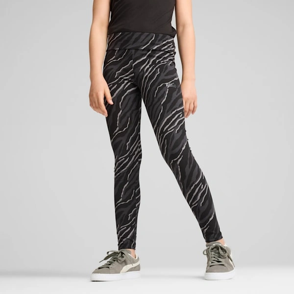PUMA ESS+ ANIMAL: Leggings per bambini grandi, selvaggi e alla moda! Un tocco di animale per ogni avventura!